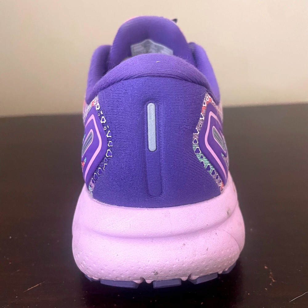 Brooks Ghost 14 Unity Womens 7.5 Running Shoes Purple Pink Swirl 1203561B524 - Picture 6 of 8